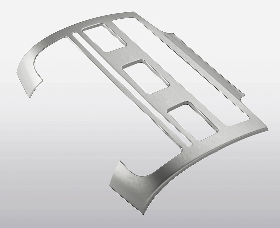 Plastic series component insert molding solution for cars