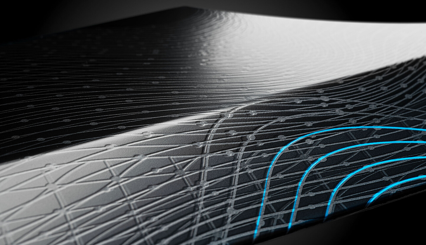 Design Connecting Lines in schwarz blau