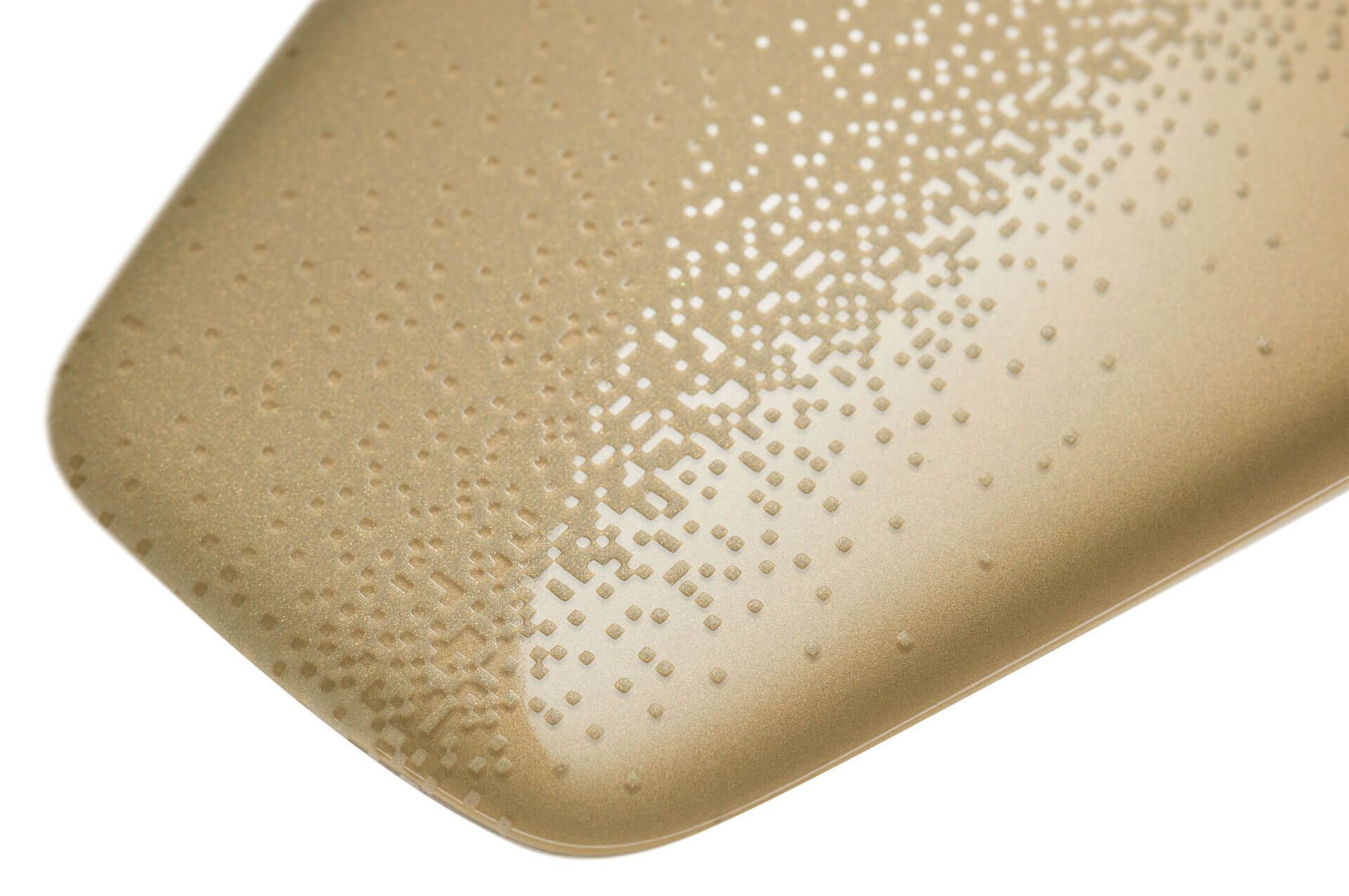 Oberflächendesign Verpackungsdesign gold Detailbild